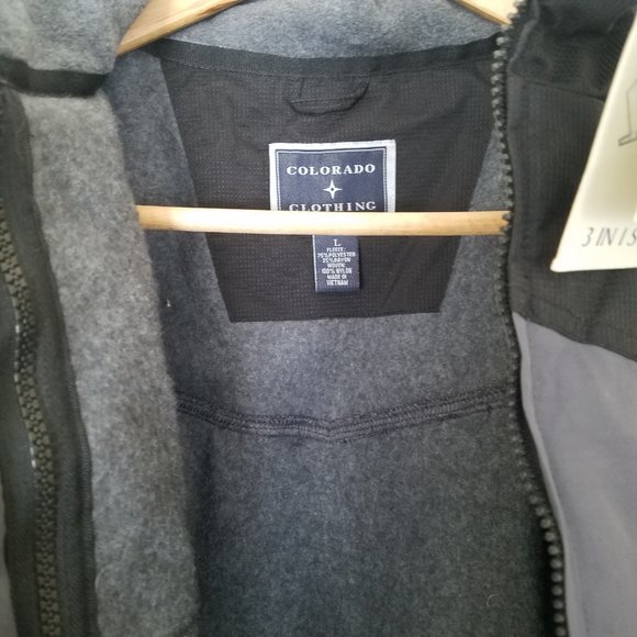 Colorado Clothing Mens L 3in 1 Jacket NWT - Picture 3 of 5
